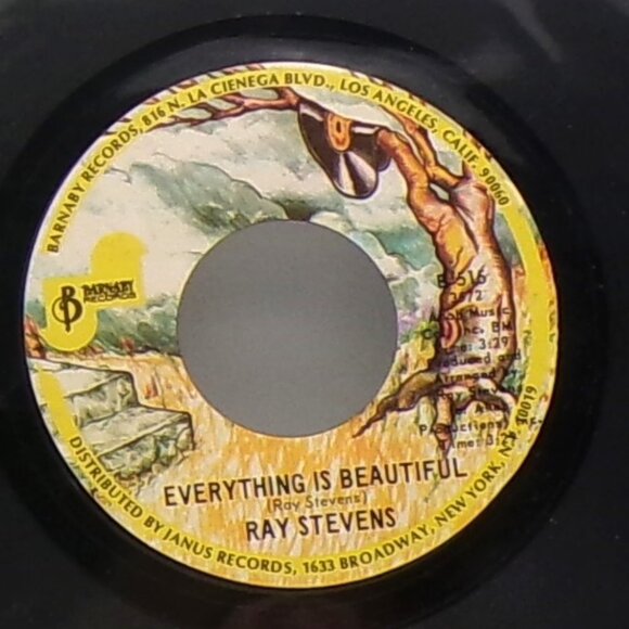 Everything is Beautiful/Turn Your Radio On by Ray Stevens 45 - Picture 3 of 4